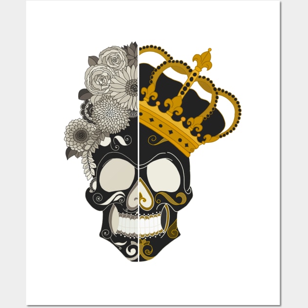 The Skull equals Wall Art by paviash